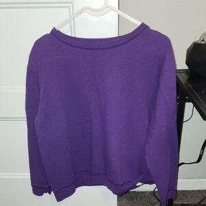Hanes Purple Crewneck Sweatshirt
